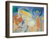 Femme Nue Lisant (Nude Woman Reading)-Robert Delaunay-Framed Giclee Print