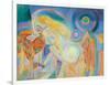 Femme Nue Lisant (Nude Woman Reading)-Robert Delaunay-Framed Giclee Print