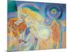 Femme Nue Lisant (Nude Woman Reading)-Robert Delaunay-Mounted Giclee Print