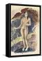 Femme Nue Tahitienne-Paul Gauguin-Framed Stretched Canvas