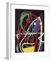 Femme, Oiseaux, 1976-Joan Miro-Framed Giclee Print