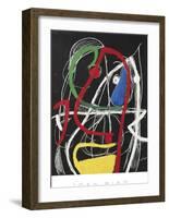 Femme, Oiseaux, 1976-Joan Miro-Framed Art Print