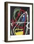 Femme, Oiseaux, 1976-Joan Miro-Framed Art Print