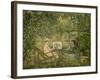 Femme peignant dans un paysage-Pierre Laprade-Framed Giclee Print
