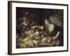 Femme prenant des fruits-Pier Francesco Mola-Framed Giclee Print