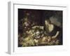 Femme prenant des fruits-Pier Francesco Mola-Framed Giclee Print