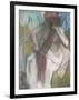 Femme se peignant ou La chevelure-Edgar Degas-Framed Giclee Print