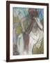 Femme se peignant ou La chevelure-Edgar Degas-Framed Giclee Print