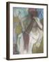 Femme se peignant ou La chevelure-Edgar Degas-Framed Giclee Print