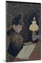 Femme sous la lampe-Paul Signac-Mounted Giclee Print