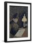 Femme sous la lampe-Paul Signac-Framed Premium Giclee Print