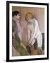 Femme tirant son bas-Henri de Toulouse-Lautrec-Framed Giclee Print