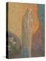 Femme voilée debout-Odilon Redon-Stretched Canvas