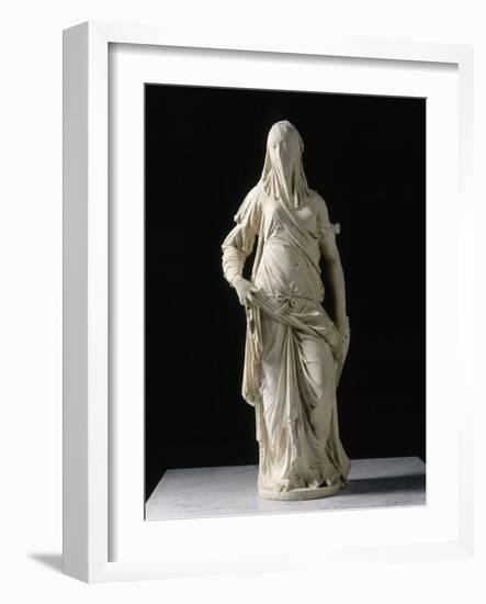 Femme voilée; figure allégorique de la Foi ?-Antonio Corradini-Framed Giclee Print