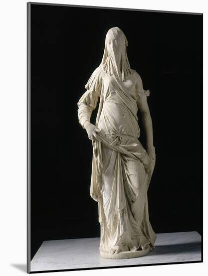 Femme voilée; figure allégorique de la Foi ?-Antonio Corradini-Mounted Giclee Print