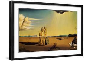 Femme-Salvador Dalí-Framed Art Print