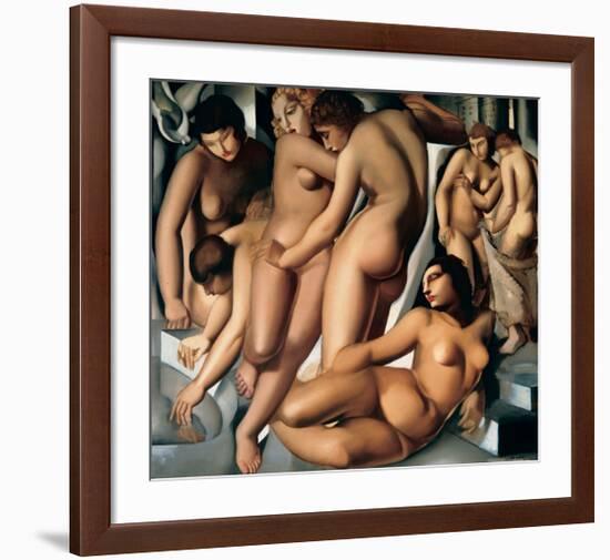 Femmes au Bain-Tamara de Lempicka-Framed Premium Giclee Print