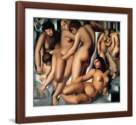 Femmes au Bain-Tamara de Lempicka-Framed Premium Giclee Print