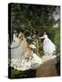 Femmes au jardin (Women in the Garden), 1866-67-Claude Monet-Stretched Canvas