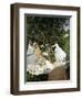 Femmes au jardin (Women in the Garden), 1866-67-Claude Monet-Framed Giclee Print