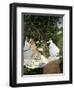 Femmes au jardin (Women in the Garden), 1866-67-Claude Monet-Framed Giclee Print