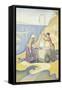 Femmes au puits, ou Jeunes Provençales au puits-Paul Signac-Framed Stretched Canvas