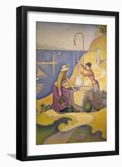 Femmes au puits-Paul Signac-Framed Giclee Print