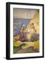 Femmes au puits-Paul Signac-Framed Giclee Print