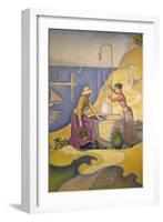 Femmes au puits-Paul Signac-Framed Giclee Print