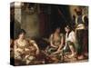 Femmes D'Alger Dans Leur Appartement (Women of Algiers in their Apartment) C. 1834-Eugene Delacroix-Stretched Canvas