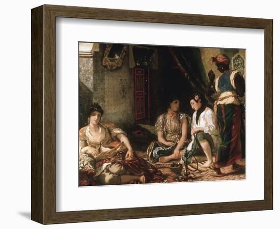 Femmes D'Alger Dans Leur Appartement (Women of Algiers in their Apartment) C. 1834-Eugene Delacroix-Framed Giclee Print