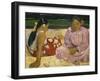 Femmes de Tahiti ou Sur la plage-Paul Gauguin-Framed Giclee Print