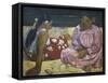 Femmes de Tahiti-Paul Gauguin-Framed Stretched Canvas