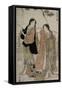 Femmes des marais salants-Torii Kiyonaga-Framed Stretched Canvas