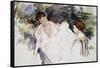 Femmes et enfants-Mary Cassatt-Framed Stretched Canvas