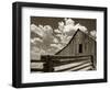 Fence and Barn-Aaron Horowitz-Framed Photographic Print