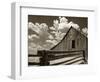 Fence and Barn-Aaron Horowitz-Framed Photographic Print