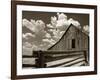 Fence and Barn-Aaron Horowitz-Framed Photographic Print