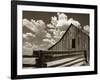 Fence and Barn-Aaron Horowitz-Framed Photographic Print