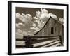 Fence and Barn-Aaron Horowitz-Framed Photographic Print