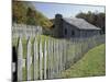 Fence and Cabin, Hensley Settlement, Cumberland Gap National Historical Park, Kentucky, USA-Adam Jones-Mounted Photographic Print