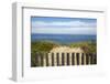 Fence and Sand Dunes on Coast-Paul Souders-Framed Photographic Print