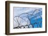 Fence, Barrier, Barbed Wire-Catharina Lux-Framed Photographic Print