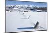 Fence Covered in Snow near Telluride-Jon Hicks-Mounted Photographic Print