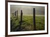 Fence in Cades Cove at sunrise, Great Smoky Mountains National Park, Tennessee-Adam Jones-Framed Photographic Print