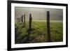 Fence in Cades Cove at sunrise, Great Smoky Mountains National Park, Tennessee-Adam Jones-Framed Photographic Print