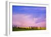 Fence in Field-null-Framed Photographic Print