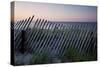 Fence in Sand Dunes, Cape Cod, Massachusetts-Paul Souders-Stretched Canvas