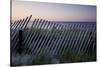 Fence in Sand Dunes, Cape Cod, Massachusetts-Paul Souders-Stretched Canvas