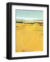 Fence Lines and Fields-Greg Hargreaves-Framed Art Print